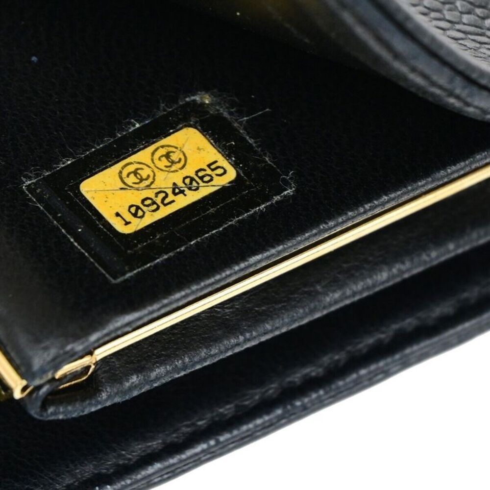 Chanel Cc Black Leather Wallet (Pre-Owned) - Picture 7 of 16